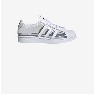 Clear Adidas Superstars NEW with box